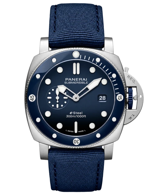 Реплика часов Panerai Submersible Blu Profondo PAM01289 — фото товара LuxuryWatch