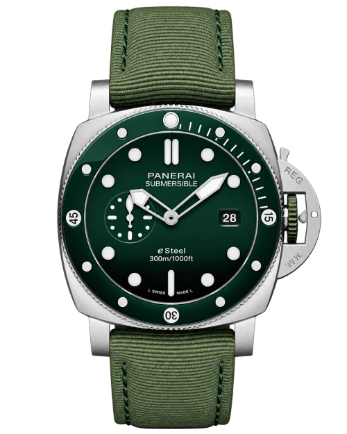 Реплика часов Panerai Submersible Verde Smeraldo PAM01287 — фото товара LuxuryWatch