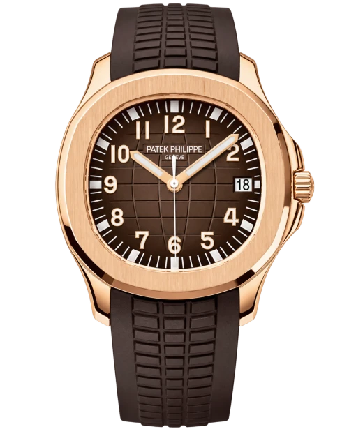 Реплика часов Patek Philippe Aquanaut 5167R-001, коричневый циферблат — фото товара LuxuryWatch