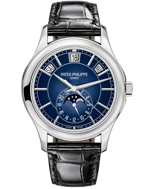 Реплика часов Patek Philippe Complications Annual Calendar 5205G-013 — фото товара LuxuryWatch