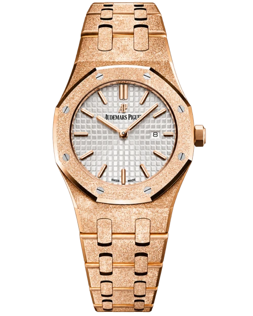 Реплика часов Audemars Piguet Royal Oak Frosted Gold 67653OR.GG.1263OR.01 — фото товара LuxuryWatch