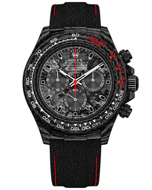 Реплика часов Rolex Cosmograph Daytona DiW Custom Carbon Speedster — фото товара LuxuryWatch