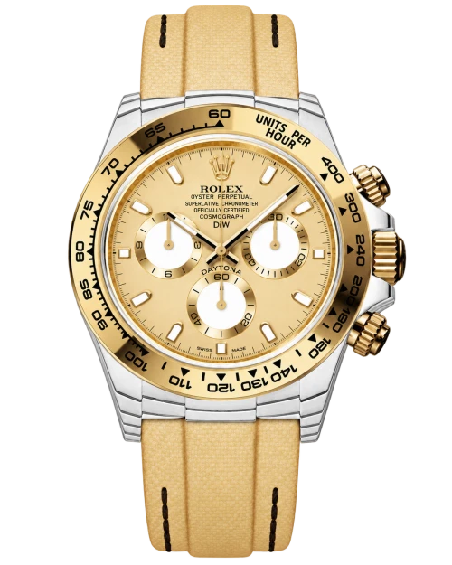 Реплика часов Rolex Cosmograph Daytona DiW Custom Carbon Gold — фото товара LuxuryWatch