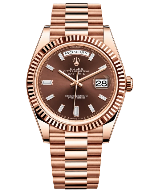 Часы Rolex Day-Date 228235-0003, коричневый циферблат