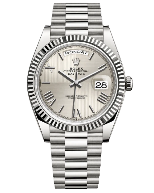 Часы Rolex Day-Date 228239-0006, серебристый циферблат