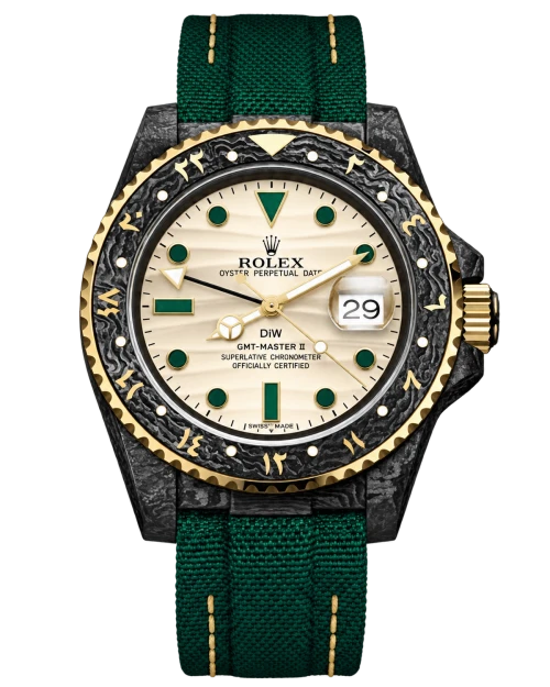 Реплика часов Rolex GMT-Master II DiW Custom Carbon Oasis — фото товара LuxuryWatch