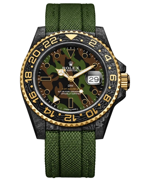 Реплика часов Rolex GMT-Master II DiW Custom Carbon Military — фото товара LuxuryWatch