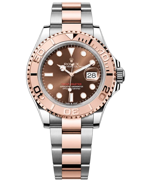 Реплика часов Rolex Yacht-Master 126621-0001 Gold & Brown — фото товара LuxuryWatch
