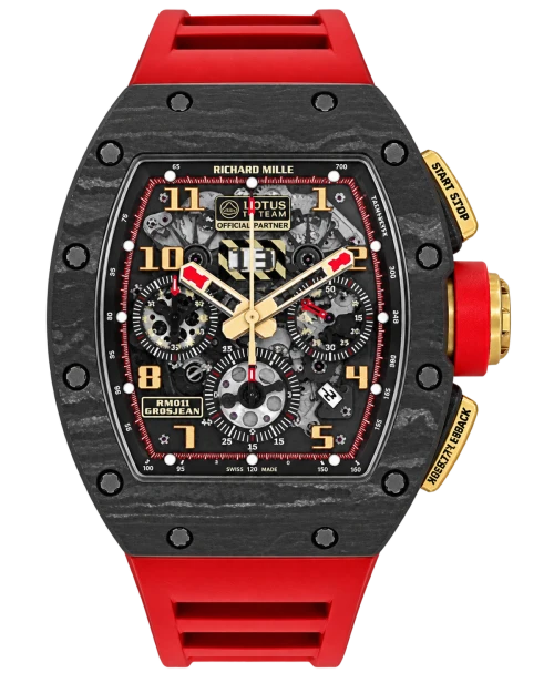 Реплика часов Richard Mille RM 011 Automatic Flyback Chronograph NTPT LOTUS F1 — фото товара LuxuryWatch