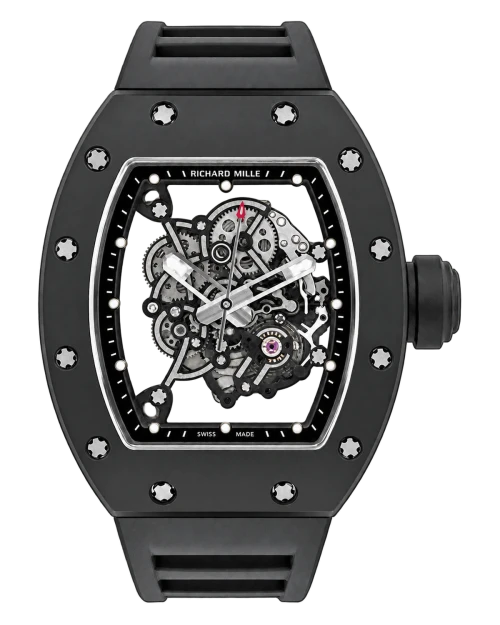 Реплика часов Richard Mille RM 055 Bubba Watson Ceramic Double Black — фото товара LuxuryWatch