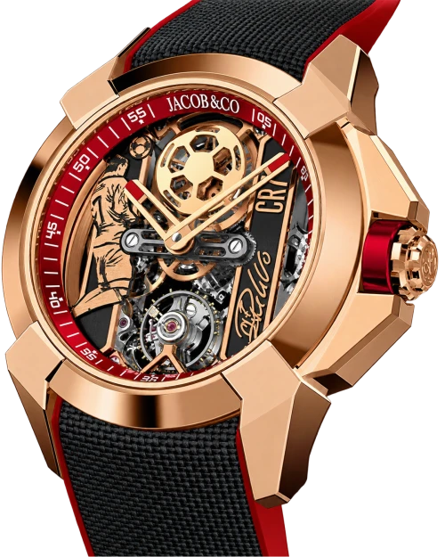 Реплика часов Jacob & Co Epic X Flight of CR7 EX120.43.AE.AA.ABRUA — фото товара LuxuryWatch