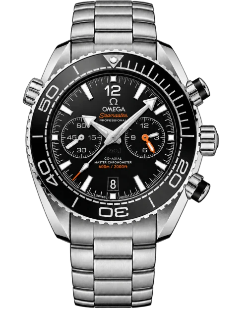 Реплика часов Omega Seamaster Planet Ocean 600m Co‑Axial Master Chronometer Chronograph 215.30.46.51.01.001 — фото товара LuxuryWatch