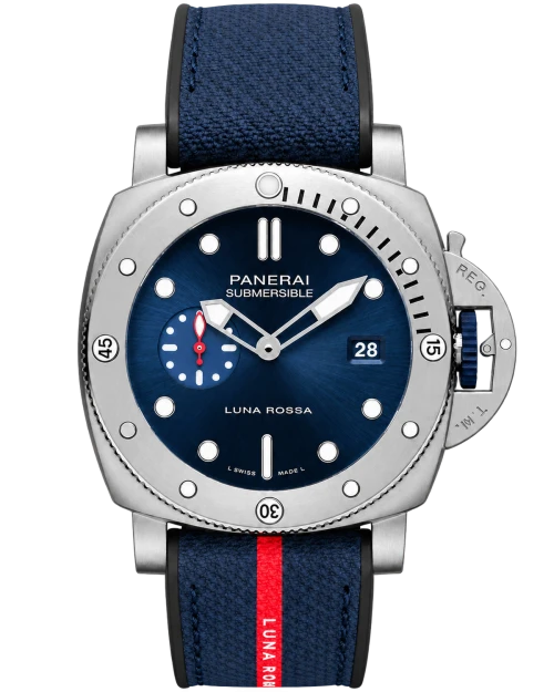 Реплика часов Panerai Submersible QuarantaQuattro Luna Rossa PAM01391 — фото товара LuxuryWatch