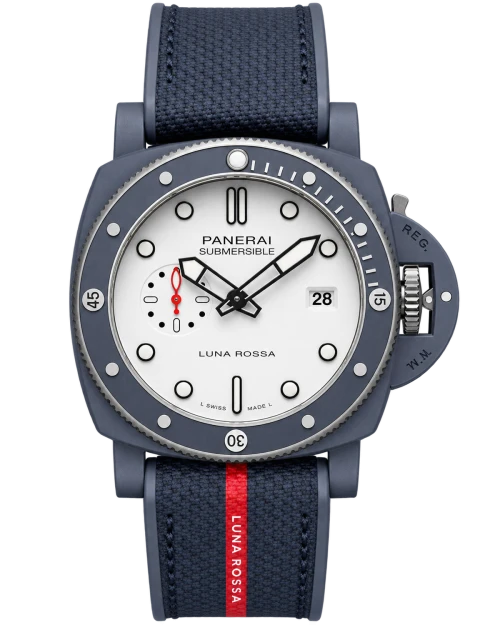 Реплика часов Panerai Submersible QuarantaQuattro Luna Rossa Ti-Ceramitech™ PAM01543 — фото товара LuxuryWatch