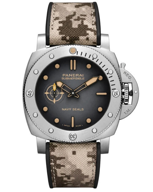 Реплика часов Panerai Submersible QuarantaQuattro Navy SEALs PAM01518 — фото товара LuxuryWatch