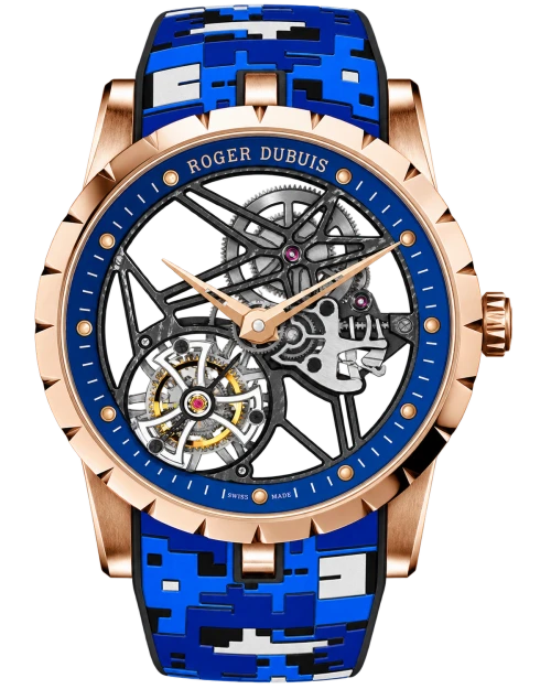 Реплика часов Roger Dubuis Excalibur Skeleton Flying Tourbillon RG-0447 — фото товара LuxuryWatch