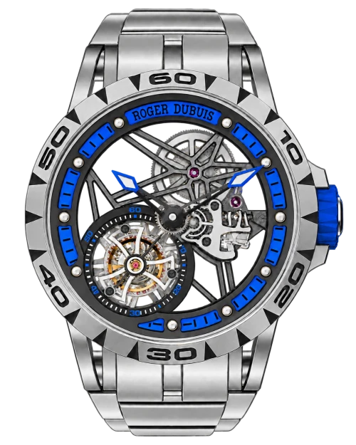 Реплика часов Roger Dubuis Excalibur Spider Skeleton Flying Tourbillon RDDBEX0546 — фото товара LuxuryWatch