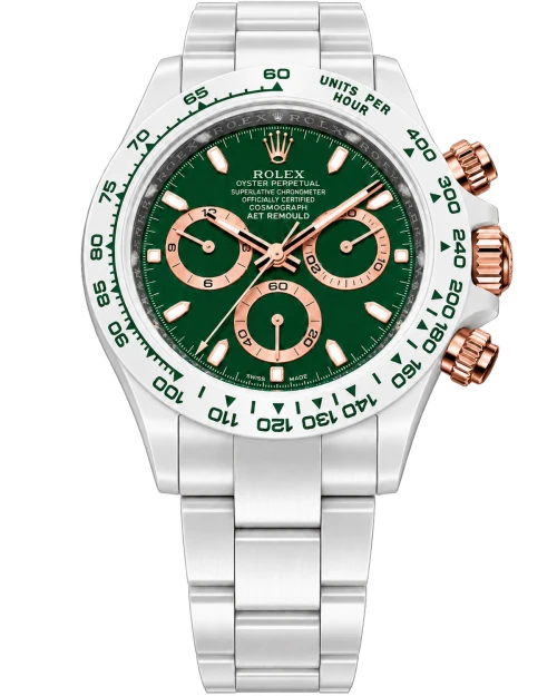 Реплика часов Rolex Cosmograph Daytona AET Remould British Racing Green — фото товара LuxuryWatch