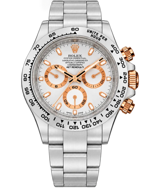Реплика часов Rolex Cosmograph Daytona AET Remould Platinum-Colored Classic — фото товара LuxuryWatch