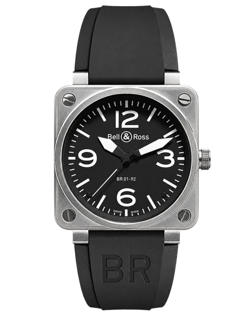 Реплика часов Bell & Ross Instruments BR0192-BL-ST — фото товара LuxuryWatch