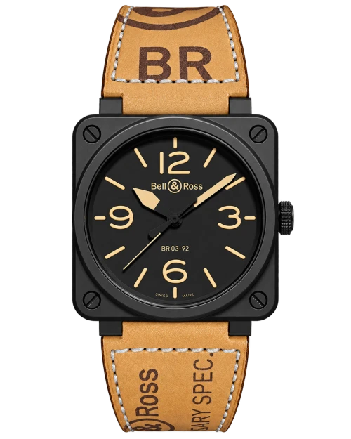 Реплика часов Bell & Ross Instruments BR0192-HERITAGE — фото товара LuxuryWatch