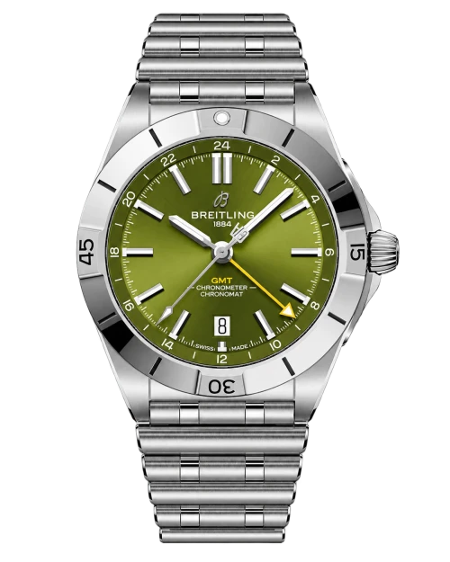 Реплика часов Breitling Chronomat GMT Giannis Antetokounmpo A32398A11L1A1 — фото товара LuxuryWatch