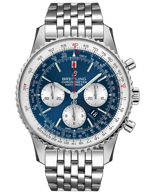 Реплика часов Breitling Navitimer 1 B01 Chronograph AB0127211C1A1 — фото товара LuxuryWatch