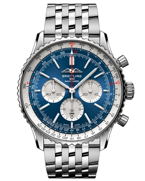 Реплика часов Breitling Navitimer B01 Chronograph AB0137211C1A1 — фото товара LuxuryWatch