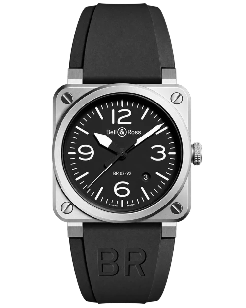 Реплика часов Bell & Ross Instruments BR0392-BLC-ST — фото товара LuxuryWatch