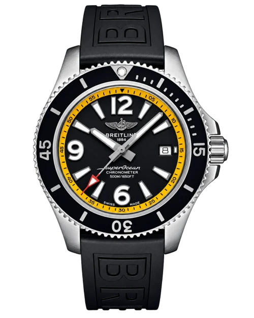 Реплика часов Breitling Superocean Black Rubber A17366D71B1S1 — фото товара LuxuryWatch