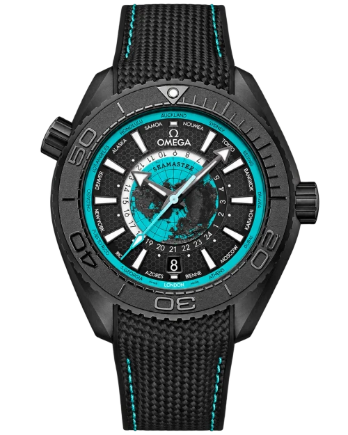 Реплика часов Omega Seamaster Planet Ocean 600M Black Ceramic 215.92.46.22.01.006 — фото товара LuxuryWatch