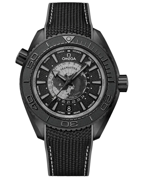 Реплика часов Omega Seamaster Planet Ocean 600M Black Ceramic 215.92.46.22.01.007 — фото товара LuxuryWatch