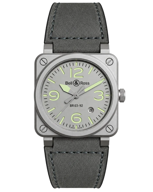 Реплика часов Bell & Ross Instruments BR0392-GR-ST — фото товара LuxuryWatch