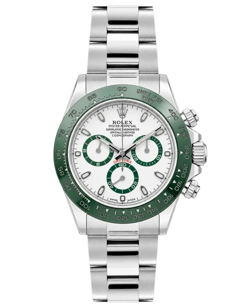 Реплика часов Rolex Daytona 116500LV Replica White Dial — фото товара LuxuryWatch