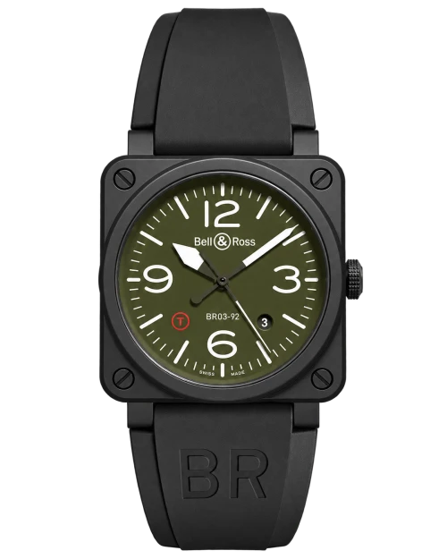 Реплика часов Bell & Ross Instruments BR0392-MIL-CE — фото товара LuxuryWatch