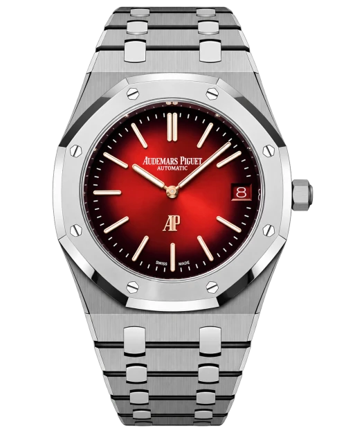 Реплика часов Audemars Piguet Royal Oak Extra-Thin Jumbo 16202XT.OO.1240XT.01 — фото товара LuxuryWatch