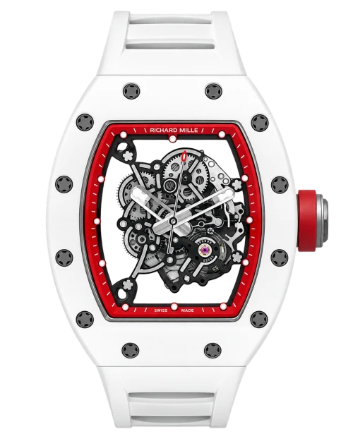 Реплика часов Richard Mille RM055 Bubba Watson White Asia Edition — фото товара LuxuryWatch