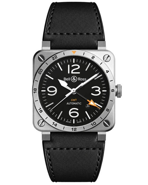 Реплика часов Bell & Ross Instruments BR0393-GMT-ST — фото товара LuxuryWatch