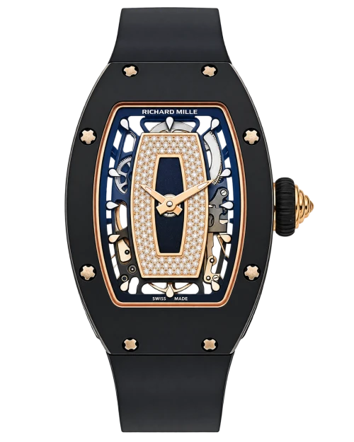 Реплика часов Richard Mille RM07-01 Black Ceramic (Black Lips) — фото товара LuxuryWatch