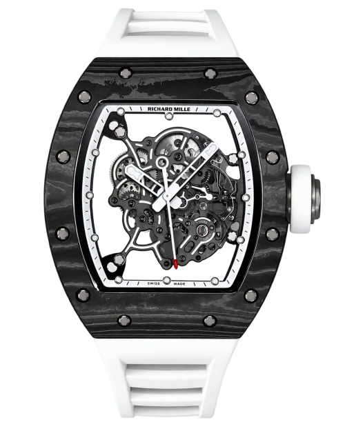 Реплика часов Richard Mille RM 055 Bubba Watson Carbon NTPT Black APS Factory — фото товара LuxuryWatch