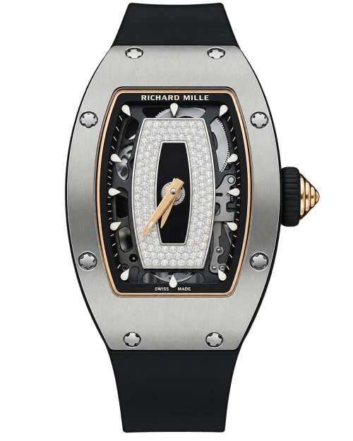 Реплика часов Richard Mille RM07-01 Plain (Black Lips), гладкий безель — фото товара LuxuryWatch