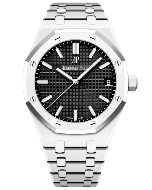 Реплика часов Audemars Piguet Royal Oak Ceramic 15500ST, чёрный циферблат — фото товара LuxuryWatch