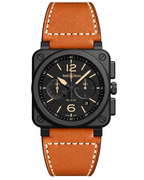 Реплика часов Bell & Ross Instruments Chronograph BR0394-HERI-CE — фото товара LuxuryWatch
