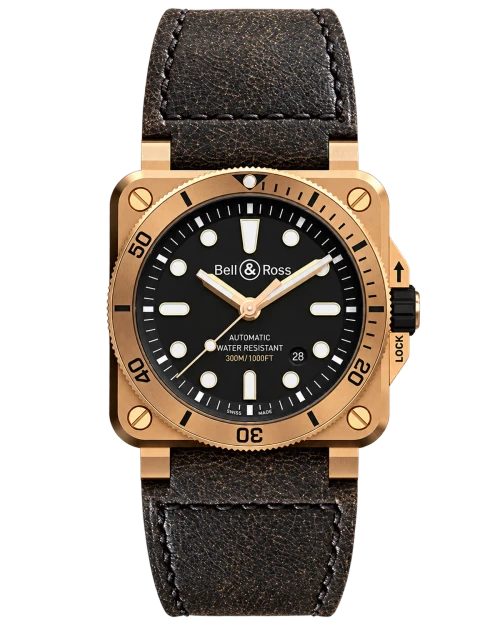 Реплика часов Bell & Ross Instruments Diver BR0392-D-BL-BR — фото товара LuxuryWatch