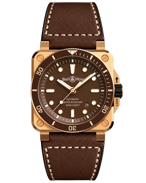 Реплика часов Bell & Ross Instruments Diver BR0392-D-BR-BR — фото товара LuxuryWatch