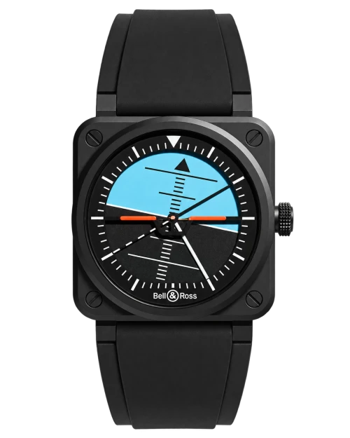 Реплика часов Bell & Ross Instruments BR-03 Horizon BR03A-HRZ-CE/SRB — фото товара LuxuryWatch