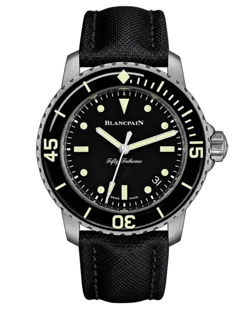 Реплика часов Blancpain Fifty Fathoms Nageurs De Combat Automatique 5015E 1130 B52A — фото товара LuxuryWatch
