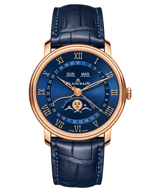 Реплика часов Blancpain Villeret Quantième Complet 6654-3640-55 — фото товара LuxuryWatch