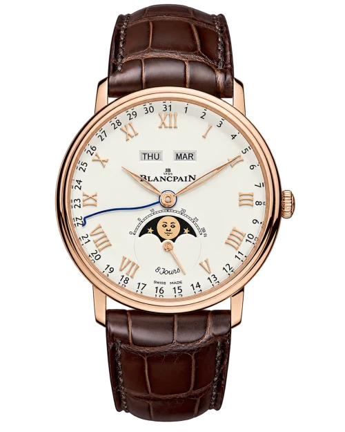 Реплика часов Blancpain Villeret Quantième Complet 6654-3642-55B — фото товара LuxuryWatch