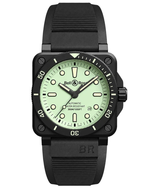Реплика часов Bell & Ross Instruments Diver BR0392-D-C5-CE — фото товара LuxuryWatch